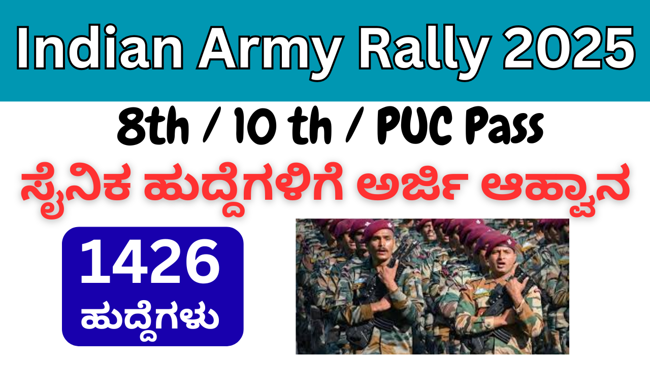 Territorial Army Rally Recruitment 2025